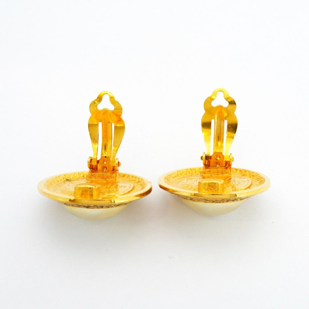 Chanel Earrings Vintage Round — view 7