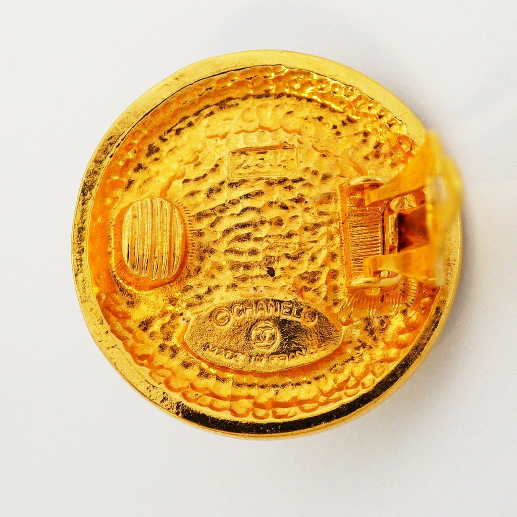Chanel Earrings Vintage Round — view 4