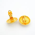 Chanel Earrings Vintage Round — view 3