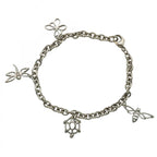 Tiffany & Co Bracelet Dragonfly Turtle Bee Butterfly Silver