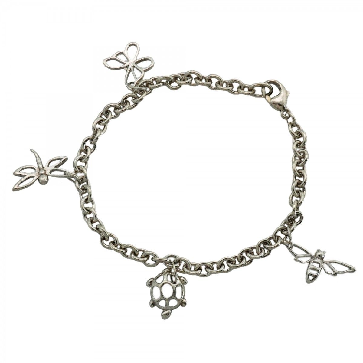 Tiffany & Co Bracelet Dragonfly Turtle Bee Butterfly Silver