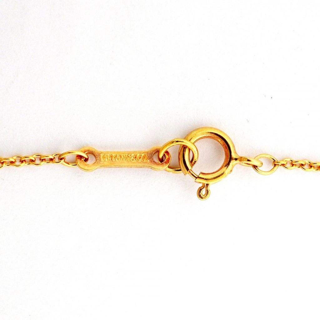 Tiffany & Co Necklace Open Heart 18k Yellow Gold — view 4