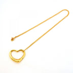 Tiffany & Co Necklace Open Heart 18k Yellow Gold — view 3