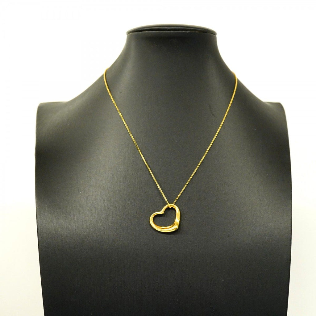 Tiffany & Co Necklace Open Heart 18k Yellow Gold — view 7