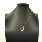 Tiffany & Co Necklace Open Heart 18k Yellow Gold — view 7