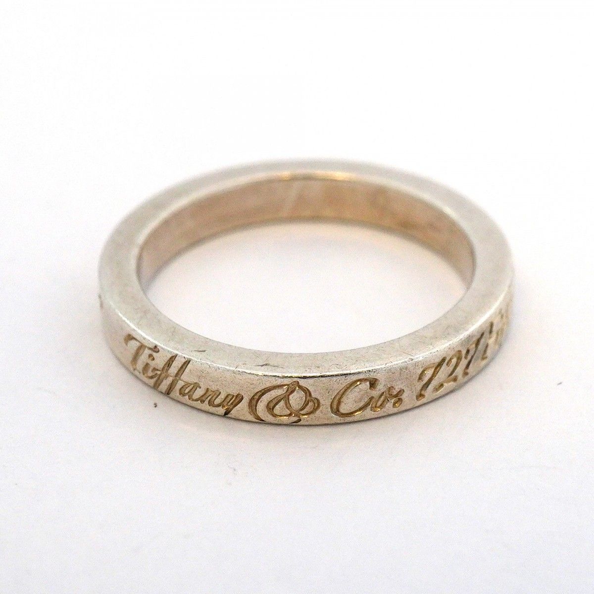 Tiffany & Co Ring Notes Narrow 925 Sterling Silver — view 5