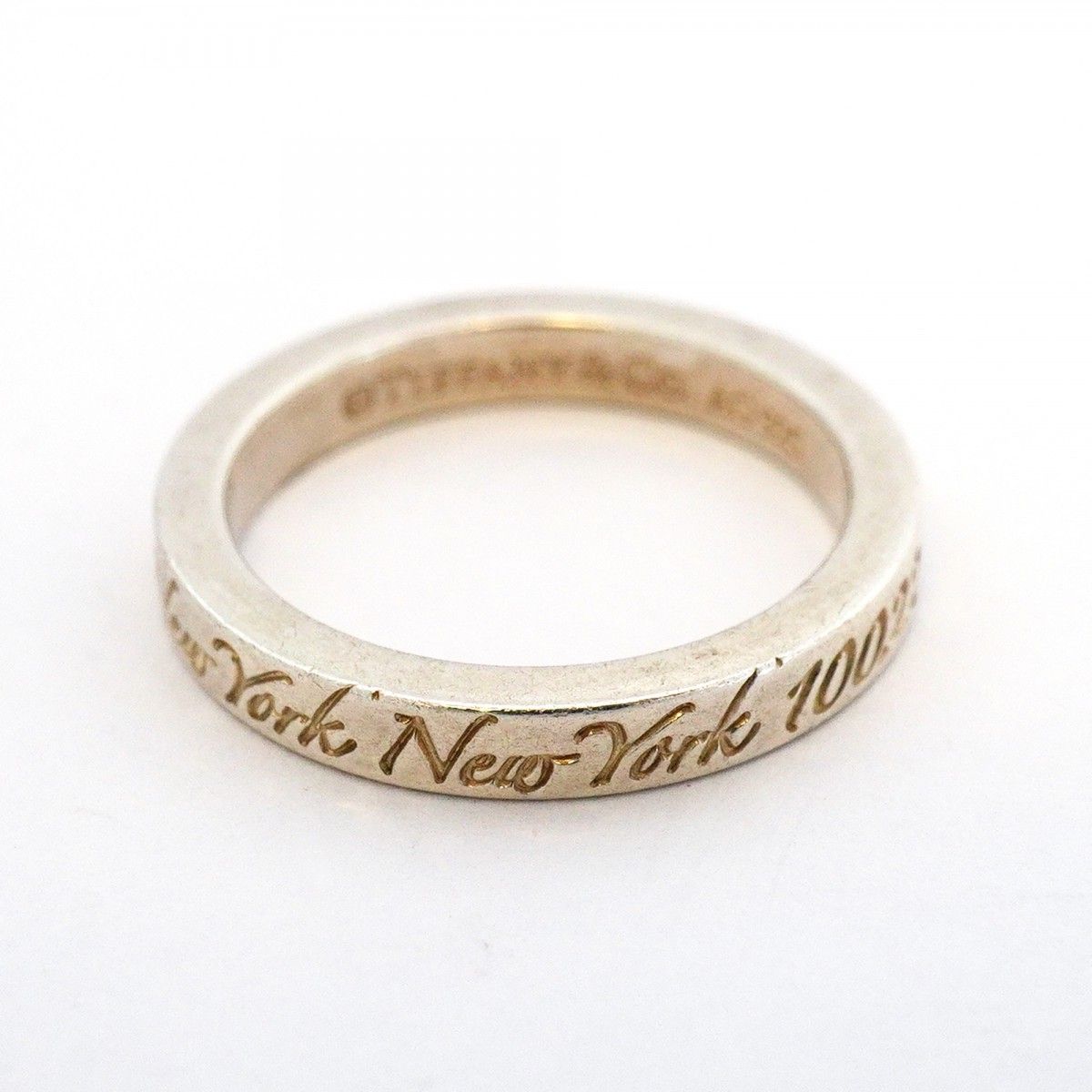 Tiffany & Co Ring Notes Narrow 925 Sterling Silver — view 7
