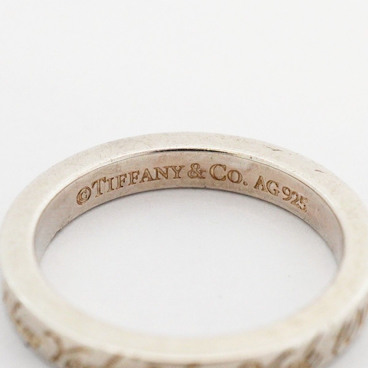 Tiffany & Co Ring Notes Narrow 925 Sterling Silver — view 4