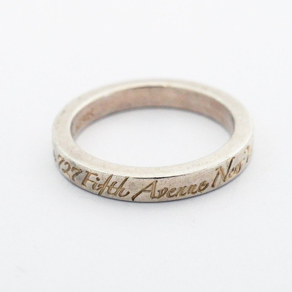Tiffany & Co Ring Notes Narrow 925 Sterling Silver — view 6