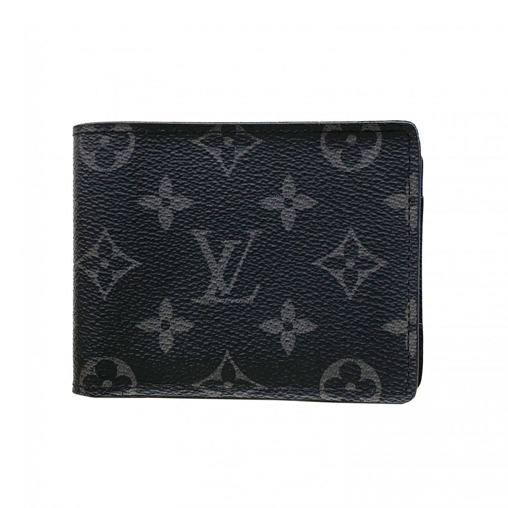 Louis Vuitton Billfold Monogram Eclipse Portefeuille Multiple Black Wallet