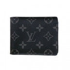Louis Vuitton Billfold Monogram Eclipse Portefeuille Multiple Black Wallet