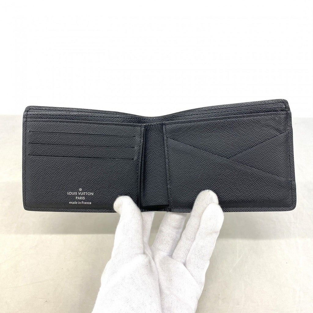 Louis Vuitton Billfold Monogram Eclipse Portefeuille Multiple Black Wallet — view 3