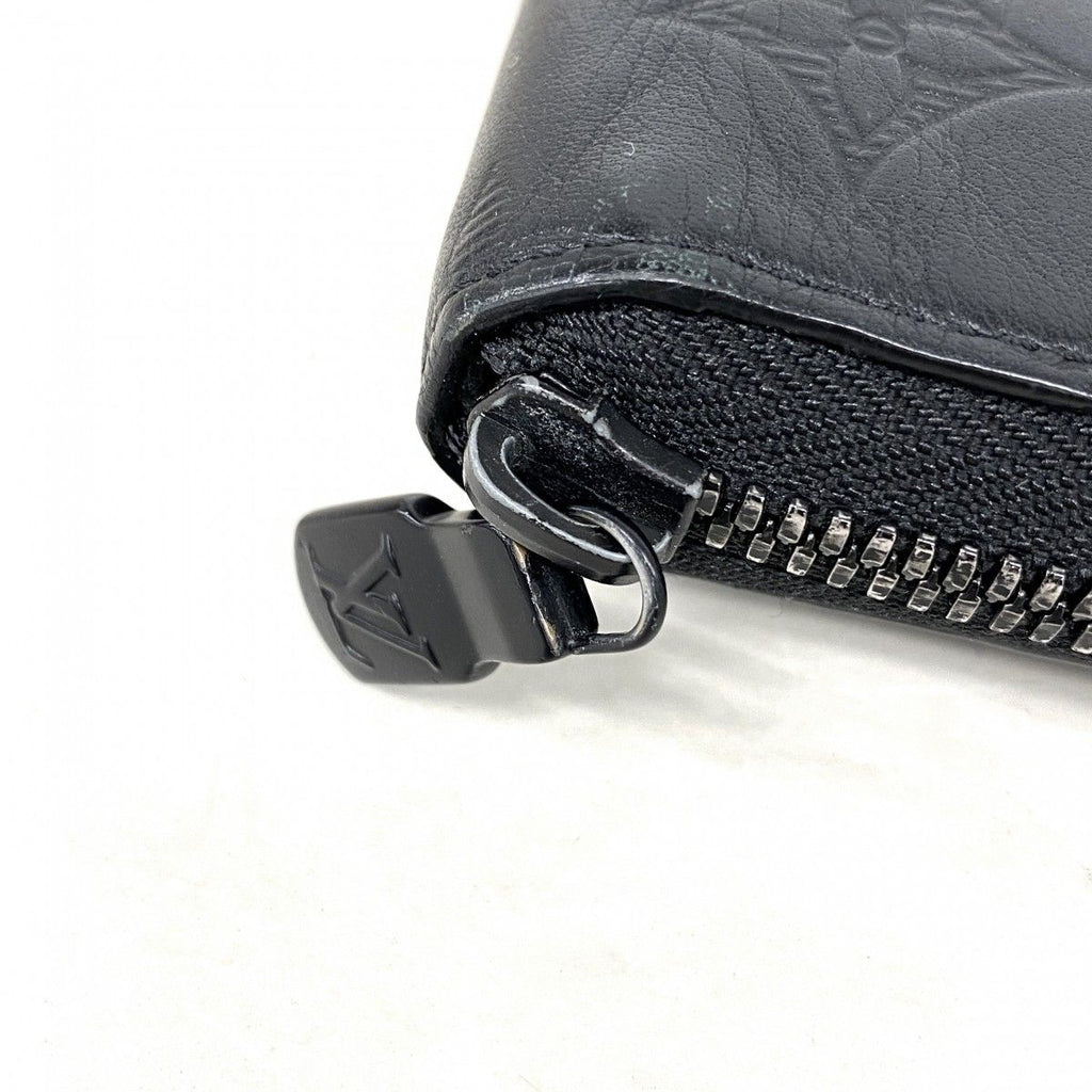 Louis Vuitton Wallet Monogram Shadow Zippy Vertical Black — view 7