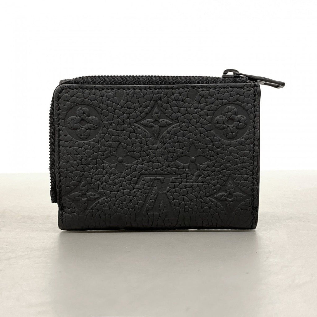 Louis Vuitton Trifold Wallet Monogram Taurillon Portefeuille Pilot Noir — view 8