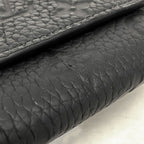 Louis Vuitton Trifold Wallet Monogram Taurillon Portefeuille Pilot Noir — view 5