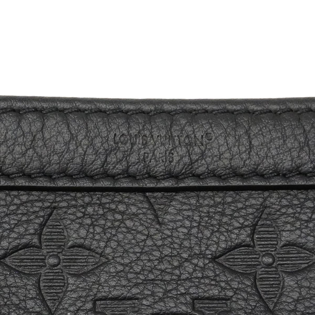 Louis Vuitton Shoulder Bag Monogram Shadow Gaston Wearable Wallet Black — view 5