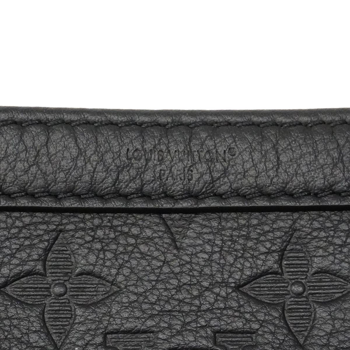 Louis Vuitton Shoulder Bag Monogram Shadow Gaston Wearable Wallet Black — view 5