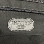 Chanel Tote Denim Brown Black Silver — view 5