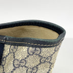 Gucci Tote GG Supreme Navy Beige Silver — view 8