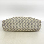 Gucci Tote GG Supreme Navy Beige Silver — view 3