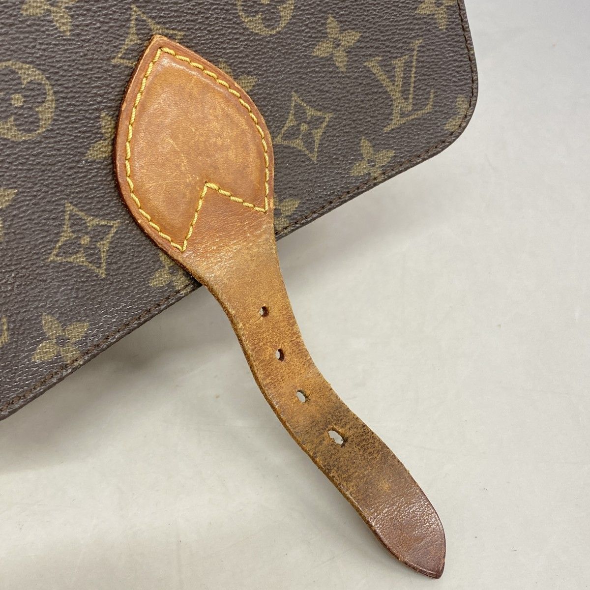 Louis Vuitton Shoulder Bag Monogram Cartouchiere Brown — view 8