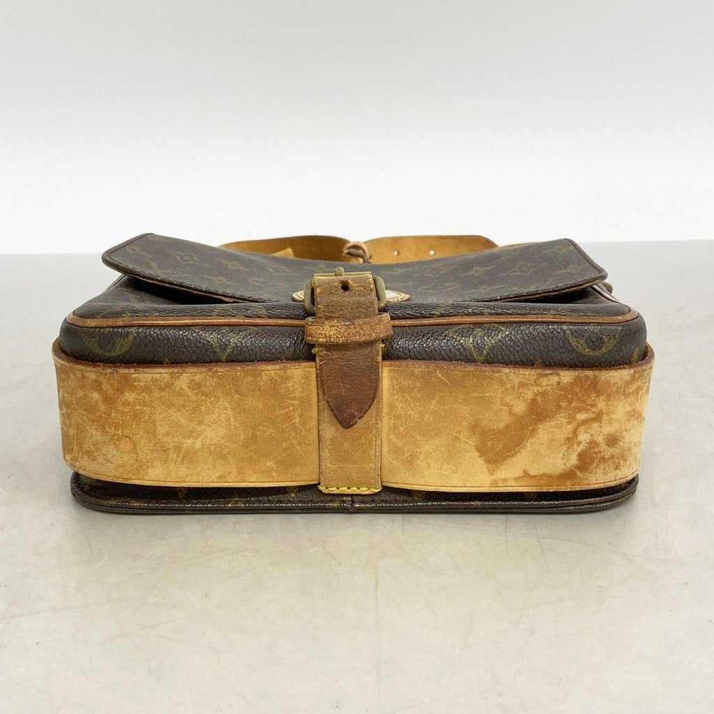 Louis Vuitton Shoulder Bag Monogram Cartouchiere Brown — view 3