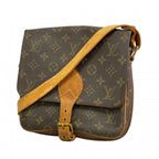 Louis Vuitton Shoulder Bag Monogram Cartouchiere Brown