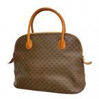Celine Handbag Macadam Brown Gold