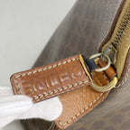 Celine Handbag Macadam Brown Gold — view 9