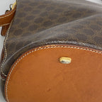Celine Handbag Macadam Brown Gold — view 7