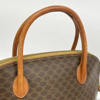 Celine Handbag Macadam Brown Gold — view 8