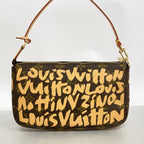 Louis Vuitton Pouch Monogram Graffiti Pochette Peach — view 8