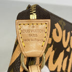 Louis Vuitton Pouch Monogram Graffiti Pochette Peach — view 5
