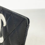 Chanel Card Case Cambon Lambskin Black Cles Dies — view 5