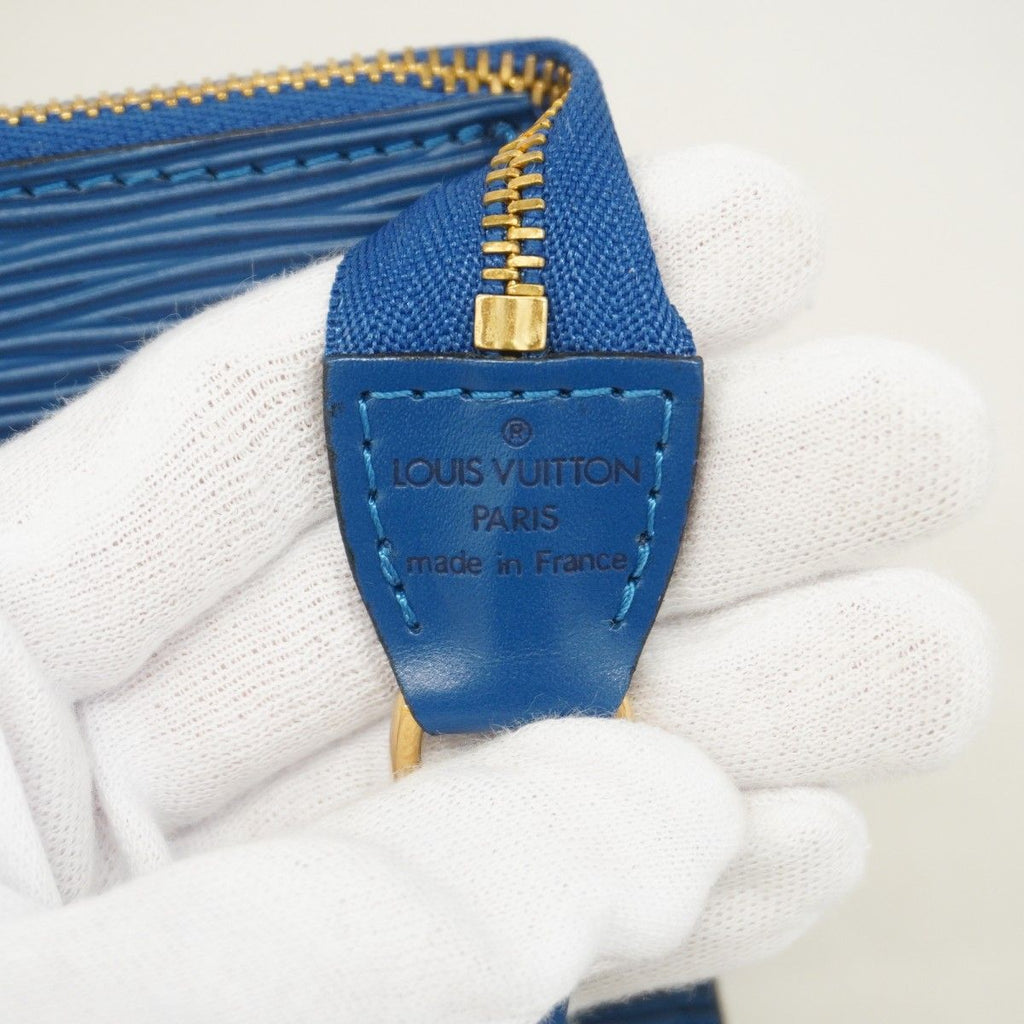 Louis Vuitton Pouch Epi Pochette Toledo Blue — view 5