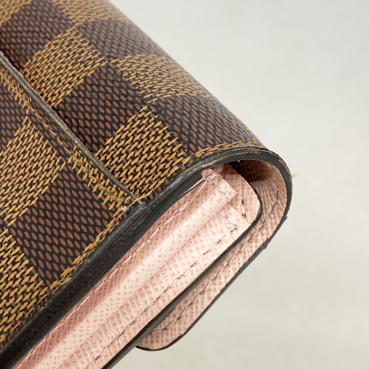 Louis Vuitton Wallet Damier Portefeuille Sarah Ebene Rosevalerine — view 6