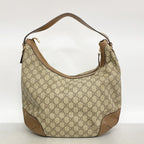 Gucci Shoulder Bag GG Supreme Beige Brown Champagne Gold — view 9