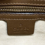 Gucci Shoulder Bag GG Supreme Beige Brown Champagne Gold — view 5