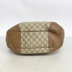 Gucci Shoulder Bag GG Supreme Beige Brown Champagne Gold — view 3