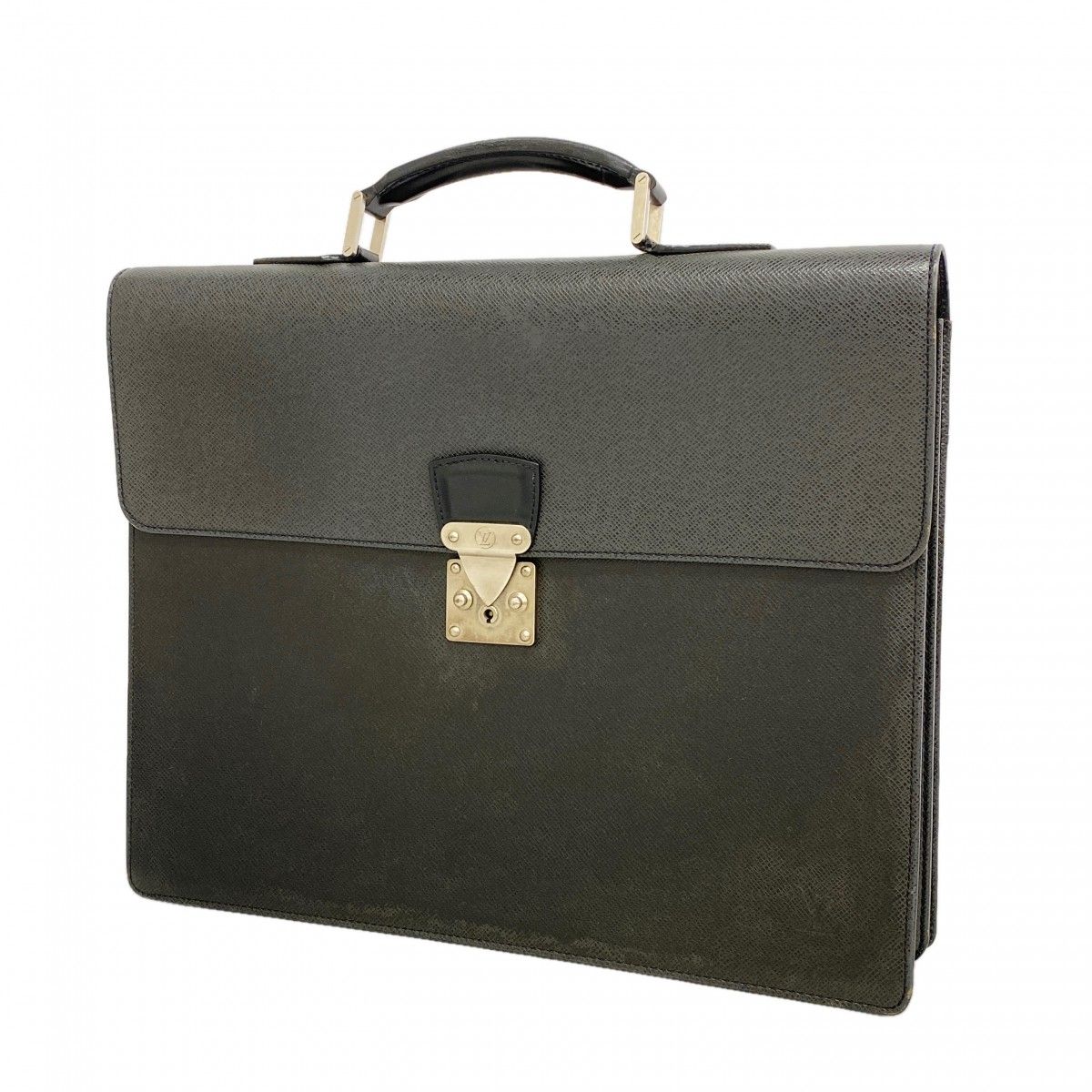 Louis Vuitton Business Bag Taiga Moscova Ardoise