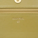 Chanel Shoulder Wallet Boy Caviar Leather Khaki Gold — view 5