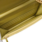 Chanel Shoulder Wallet Boy Caviar Leather Khaki Gold — view 4