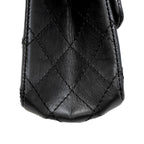 Chanel Shoulder Bag Quilted 2.55 Calfskin Black Gold — view 6