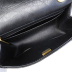 Chanel Shoulder Bag Quilted 2.55 Calfskin Black Gold — view 4