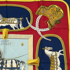 Hermes Carre 90 Grand Apparat Horse Multicolor Scarf Silk — view 3