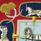 Hermes Carre 90 Grand Apparat Horse Multicolor Scarf Silk — view 2