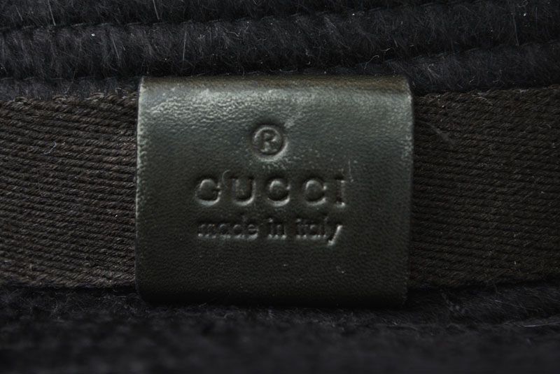 Gucci Hat Bucket Hat Rabbit Black L 59 — view 5