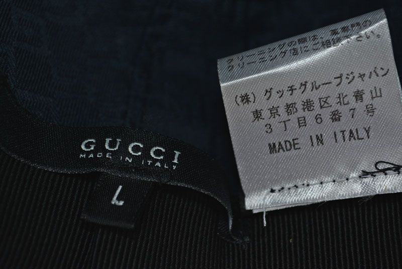 Gucci Hat Bucket Hat Rabbit Black L 59 — view 6