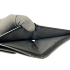 Gucci Vintage Micro GG Logo Leather Bifold Wallet Mini Black — view 8