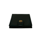 Gucci Vintage Micro GG Logo Leather Bifold Wallet Mini Black — view 3